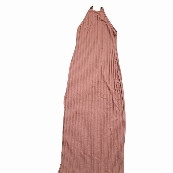 JONATHAN SIMKHA Megan Racer Back Midi Dress in Teak Medium NWT - Picture 6 of 10